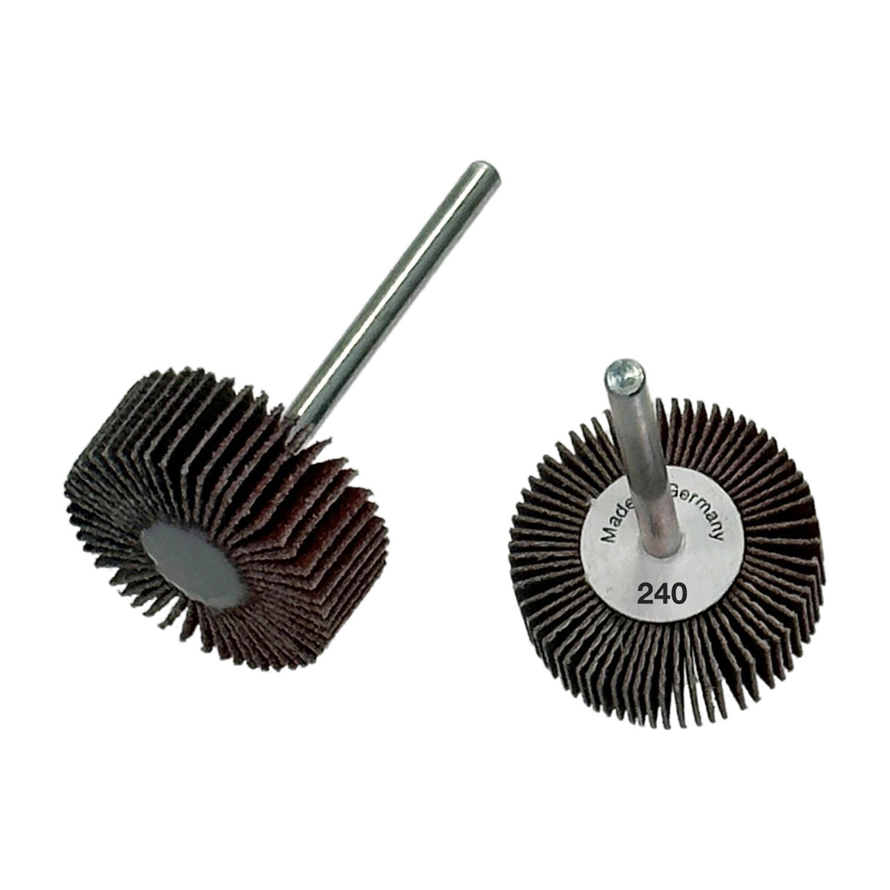 Flap Wheels, 1/8" Shank - 1" x 3/8", 240 Grit