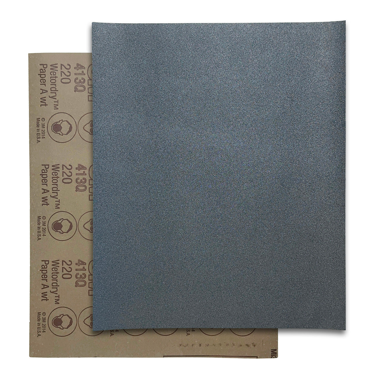 3M™ Wetordry™ Silicon Carbide Sandpaper - 220 Grit (Pkg. of 5)