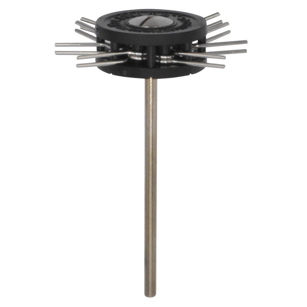 Mounted Texturing Wheel - 35x8mm, Extra-Coarse (Black)