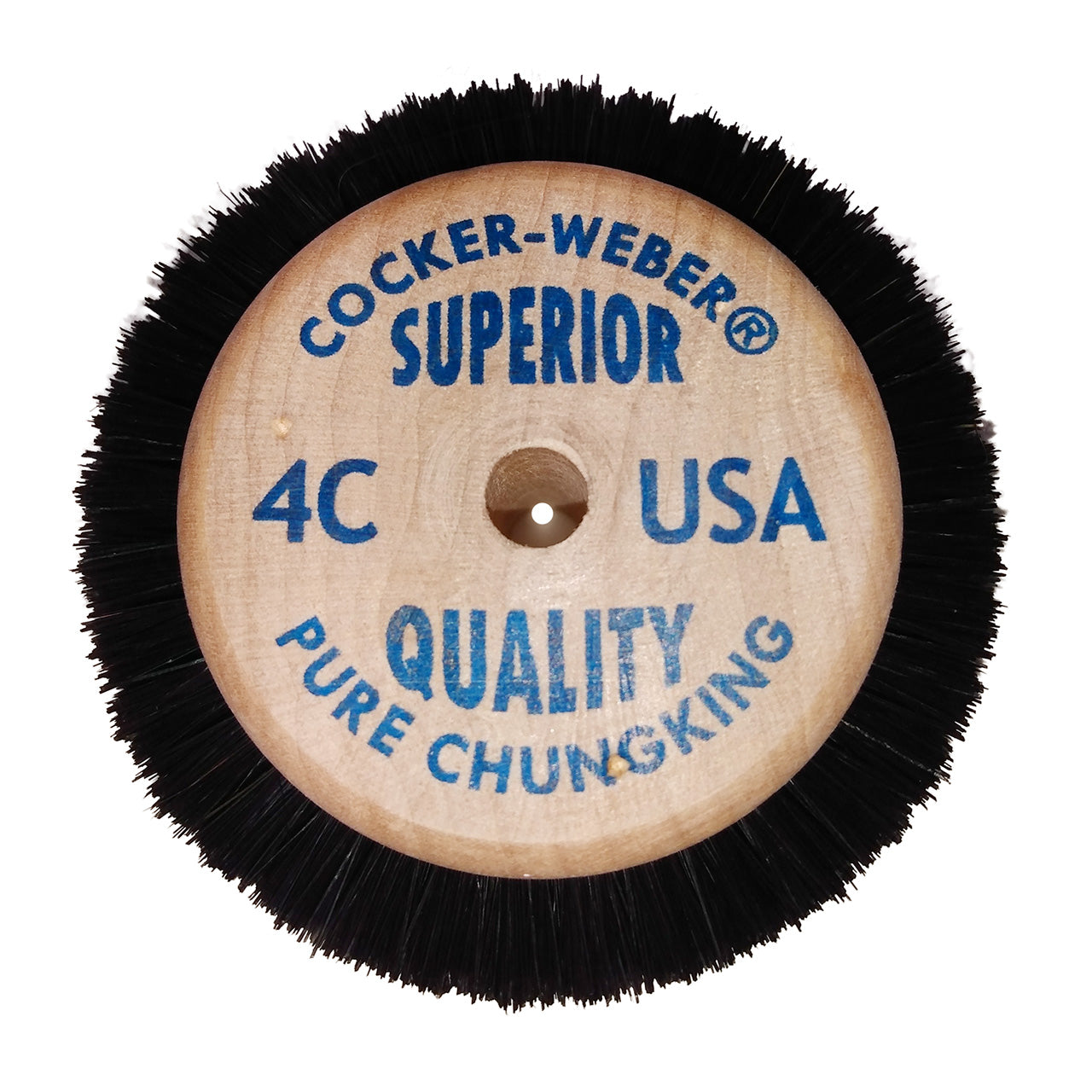 Cocker-Weber #4C SC Superior Wood Hub Wheel Brush