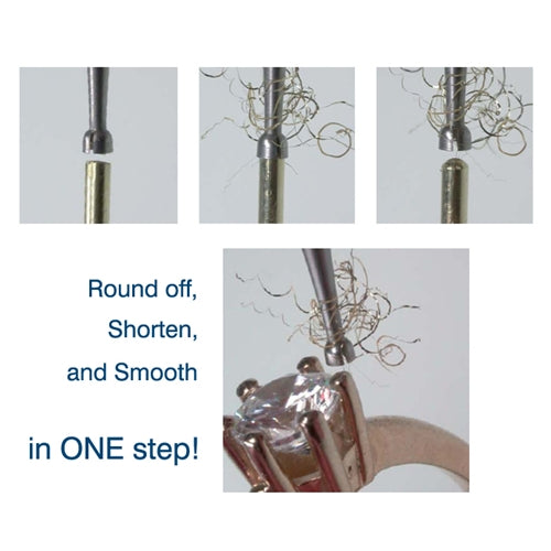 Busch® Fig. 411T 1.4mm Twin Cut Cup Burs (Pkg. of 6)