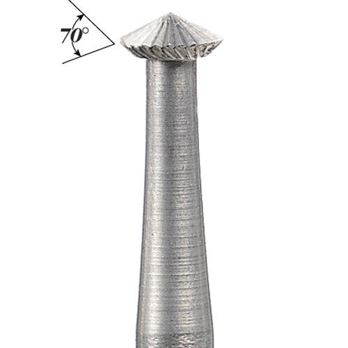 Busch® Fig. 446 - 1.80mm 70° Shallow Hart Burs (Pkg. of 6)