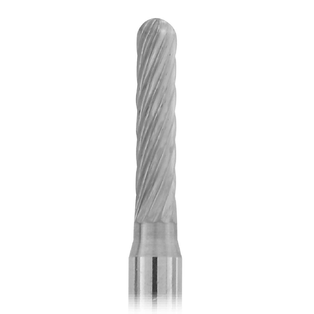 1-1/2" Solid Carbide Burs - 1/8" Shank, 3/32" x 7/16" Rounded End Double Cut