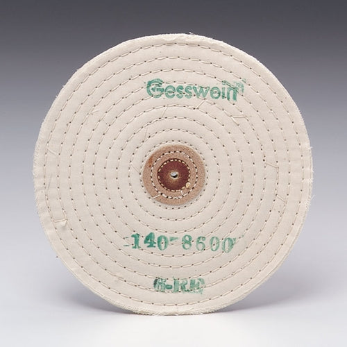 Razor-Edge 6" White Muslin 86/80 Thread Count