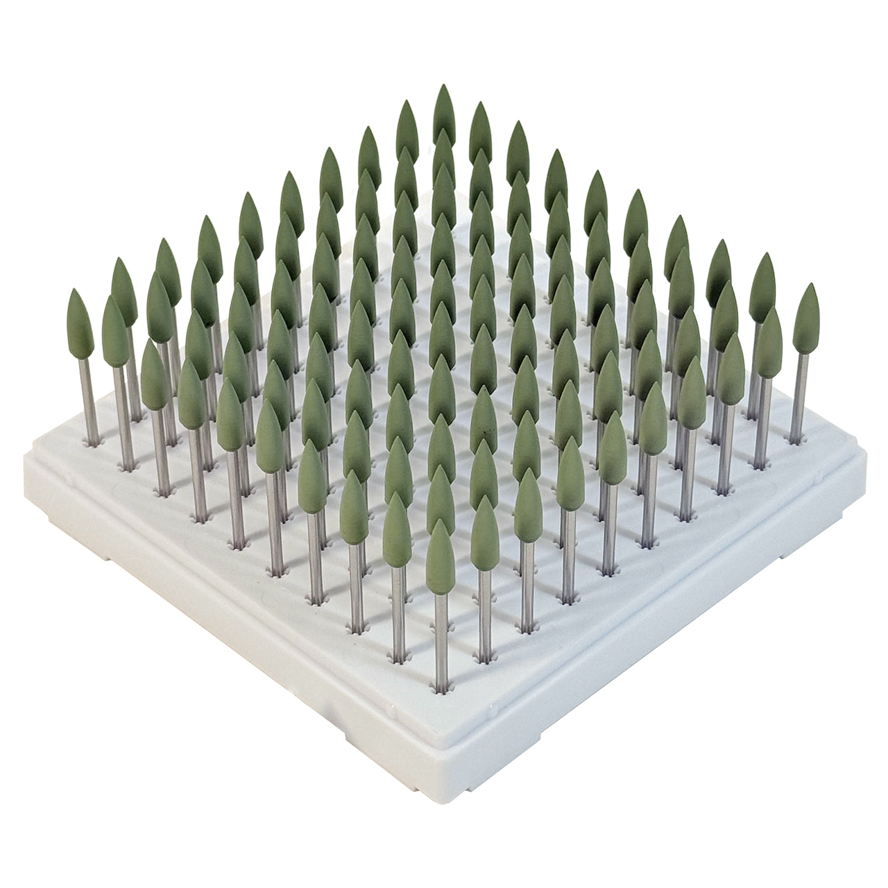 EVE® Poly Polishers EVEFLEX 5.5x18mm Flame Green Fine Grit (Pkg. of 100)