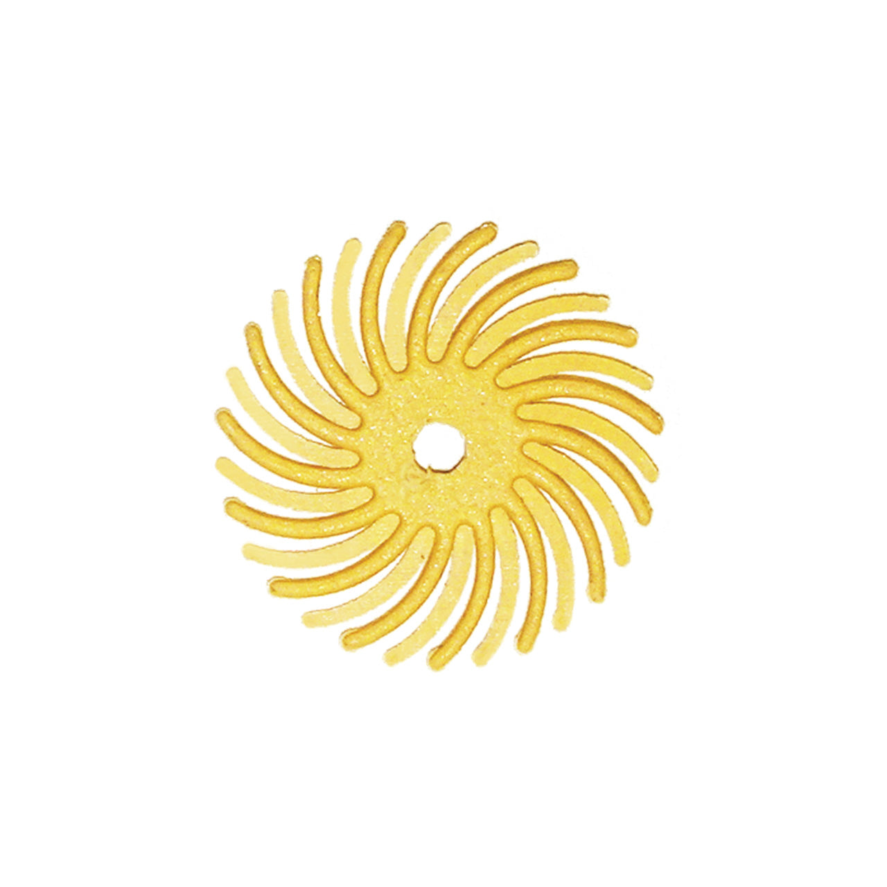 Discos radiales Dedeco® SUNBURST® - 5/8" grano 80 (Paq. de 48) Amarillo