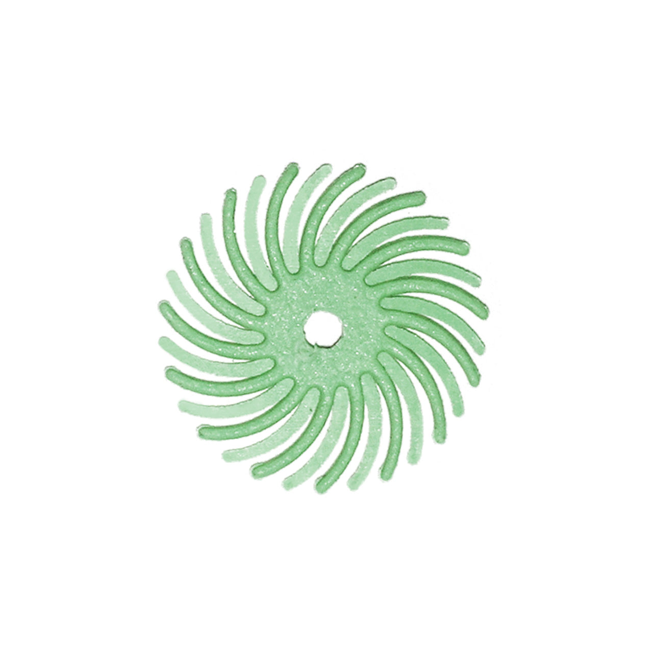 Dedeco® SUNBURST® Radial Discs - 5/8" 1 Micron (Pkg. of 48) Light Green