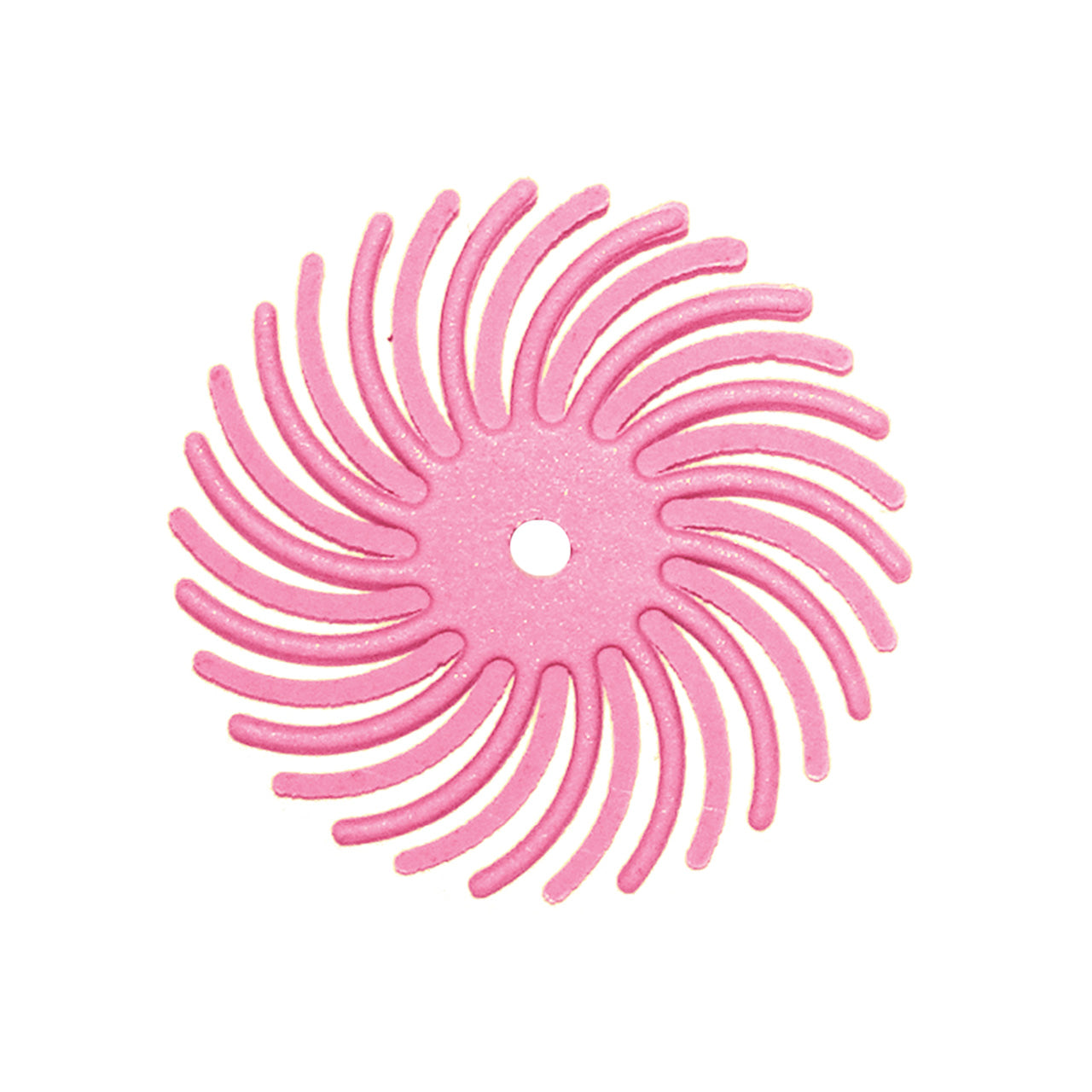 Dedeco® SUNBURST® Radial Discs - 7/8", 600 Pumice (Pkg. of 12) Pink