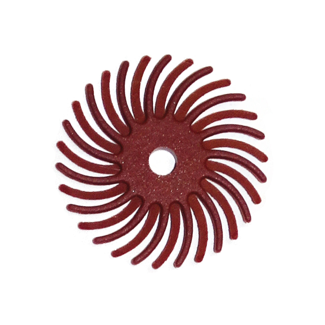Dedeco® SUNBURST® Radial Discs - 1" Red, 220 Grit (Pkg. of 48)