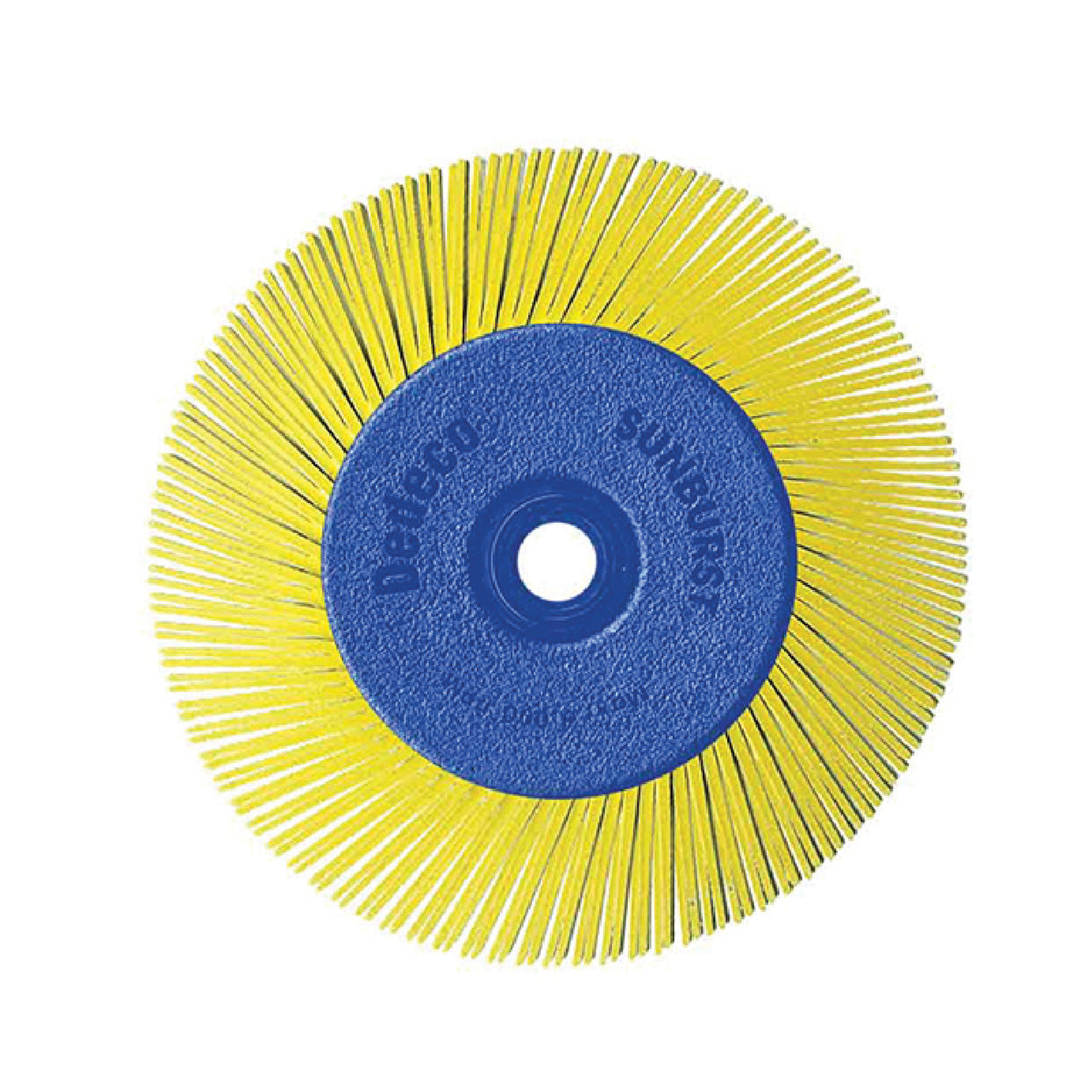 Dedeco® SUNBURST® Radial Discs - 6" 8-Ply, Yellow