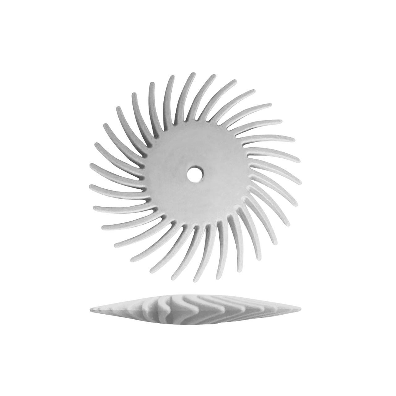 Dedeco® SUNBURST® Knife Edge Radial Discs - 7/8" White, 120 grit (Pkg. of 12)