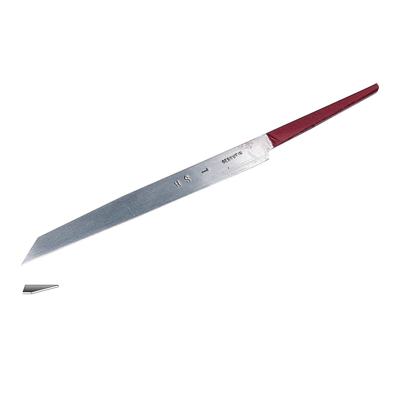 Gesswein® Grabador plano de espiga roja 38