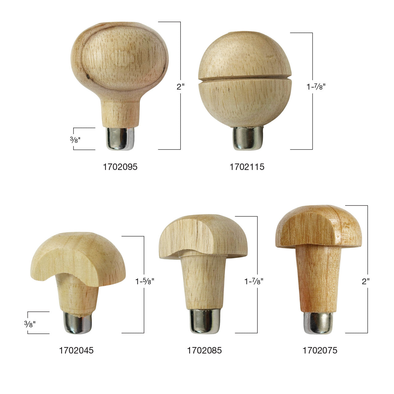 Pear-Shaped Wood Graver Handle (Pkg. of 3)