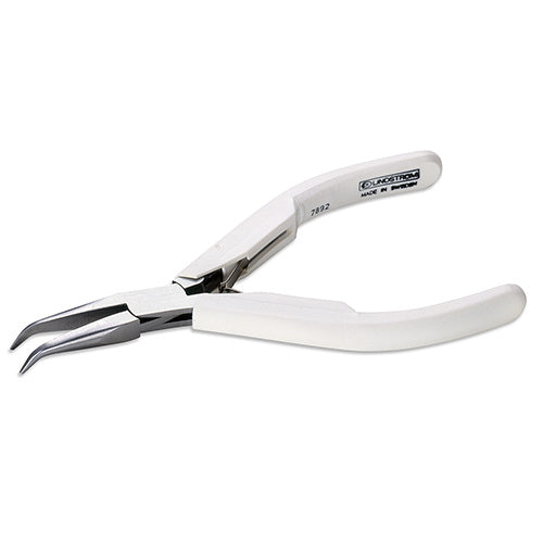 Lindstrom® #7892 Bent Chain-Nose Lightweight Pliers