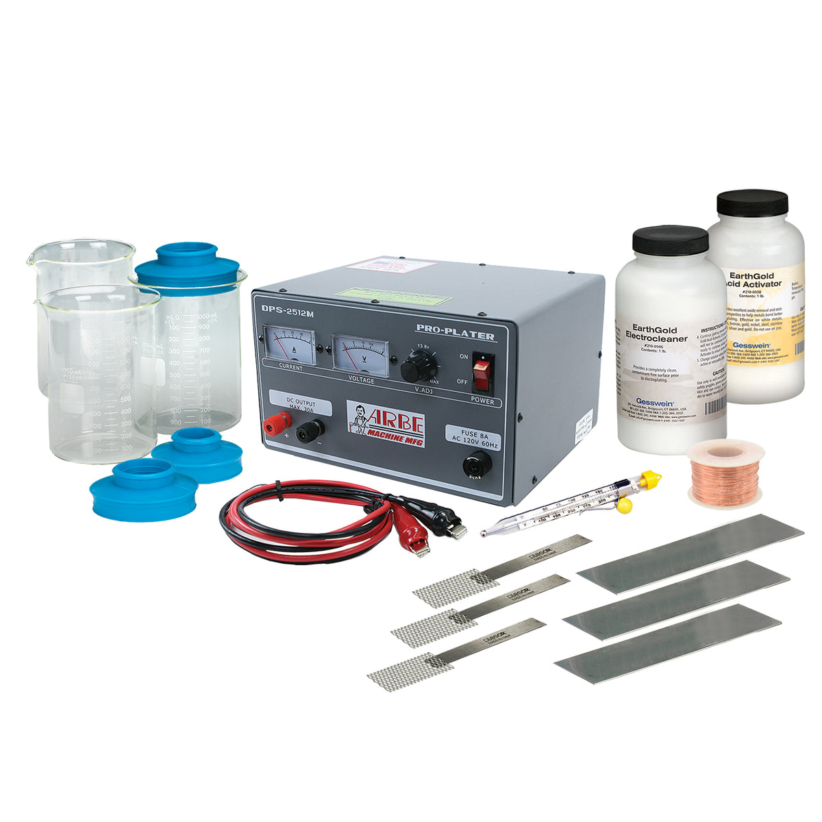 Gesswein Plating Kit without Rhodium
