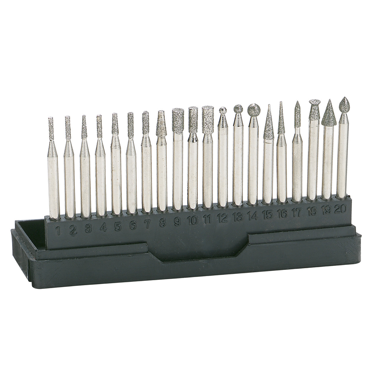 Economy Diamond Bur Set - 3/32" Shank