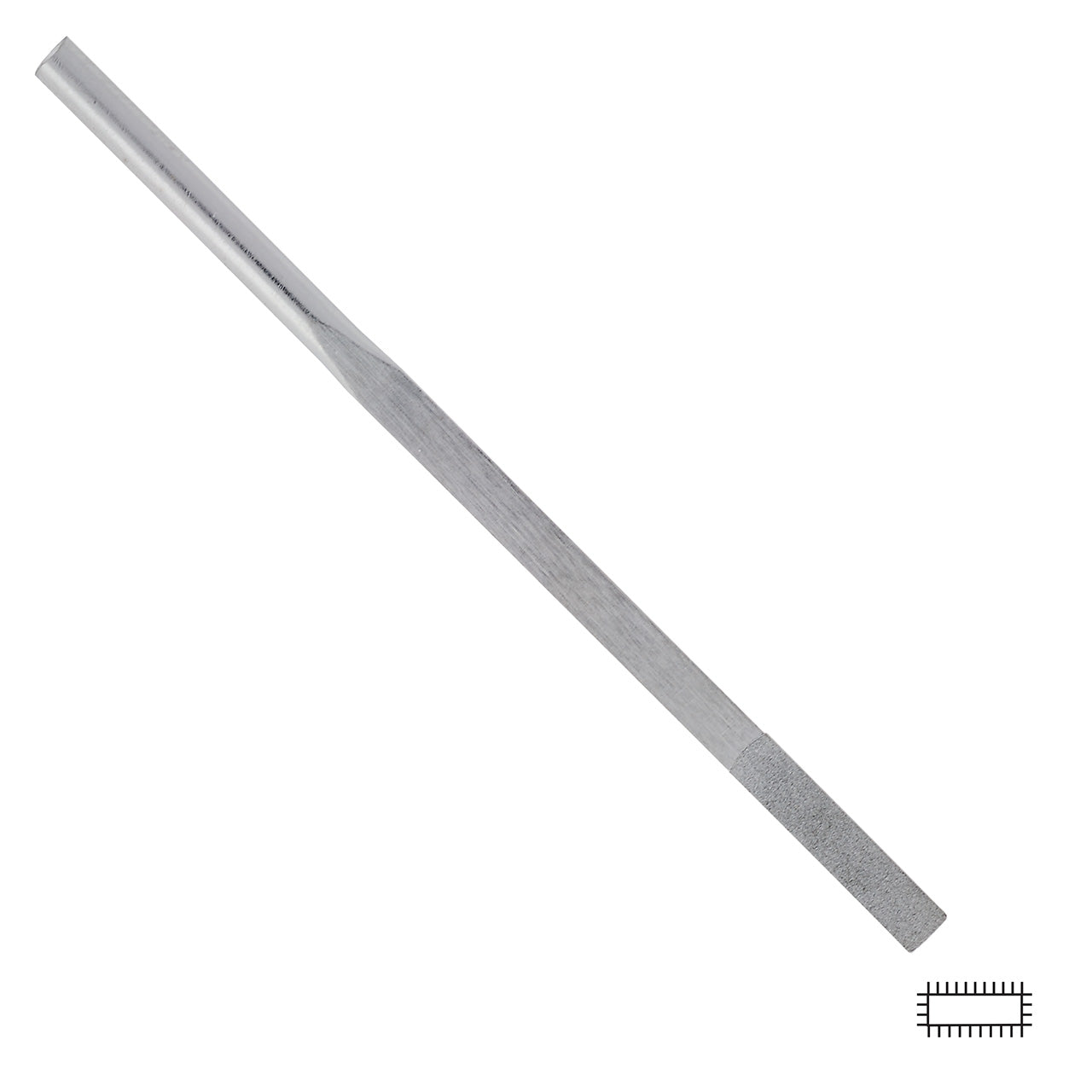 Gesswein® 3x72mm, 600 Grit, Tapered Diamond Poli File