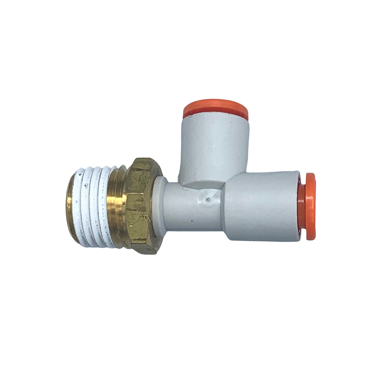 Quick Disconnect Fitting - 1/4" Male Swivel T Connector