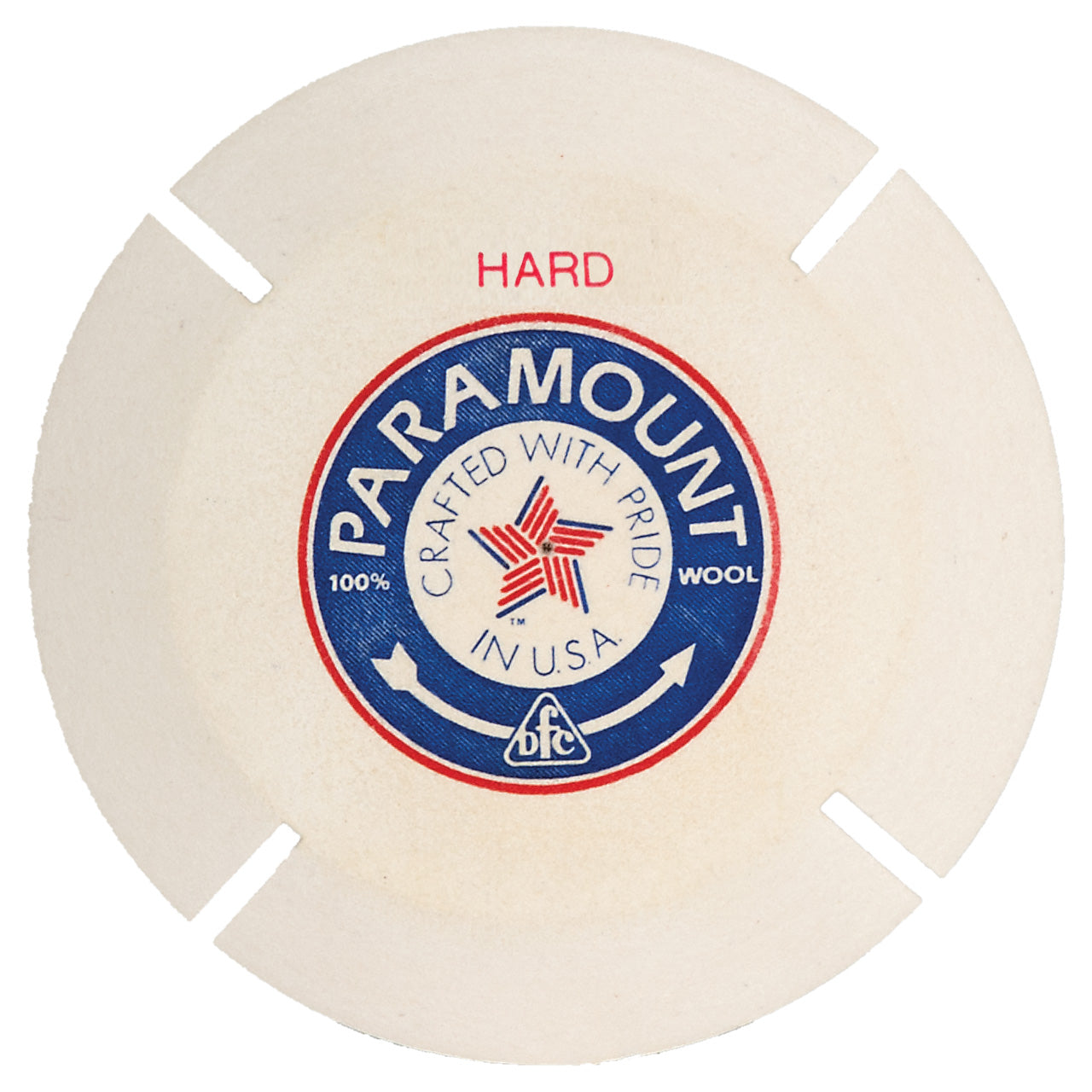 Paramount® Felt Split Lap 7" Hard