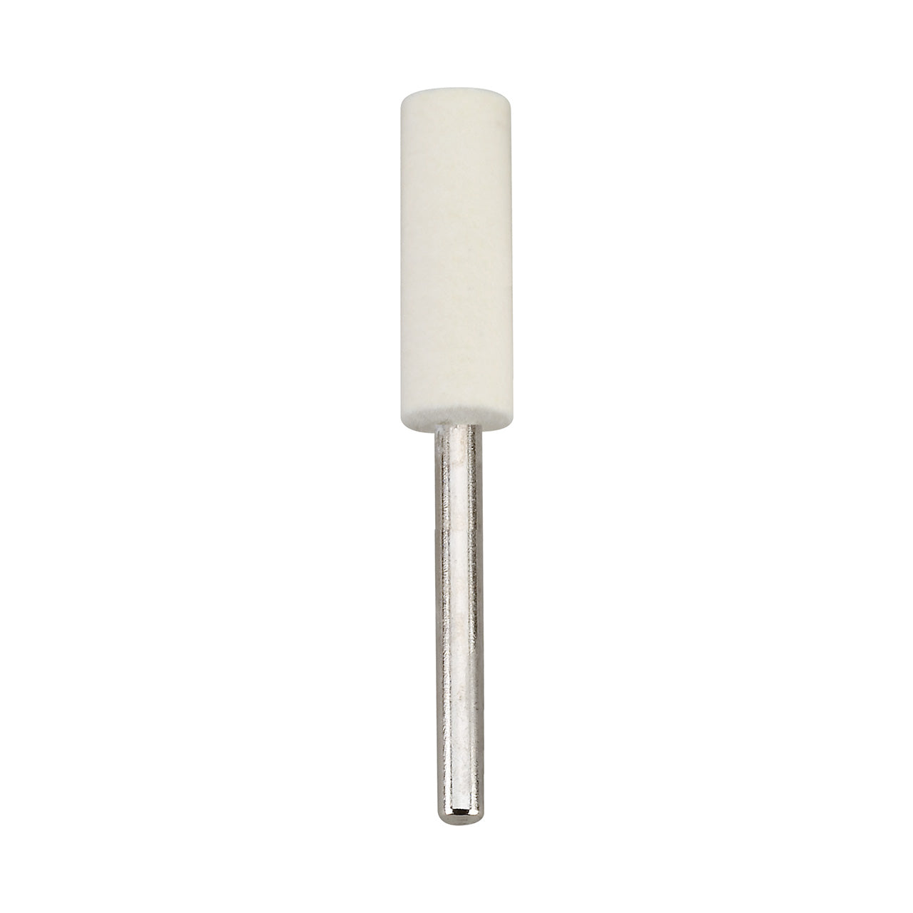Hard Felt Cylinders 1/4" x 1" on 1/8" Shanks (Pkg. of 3)