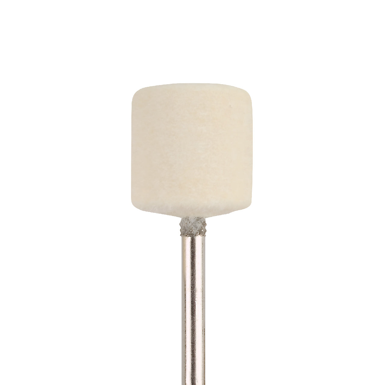 Mounted Felt Bobs, Cylinders - 1/8" Shank - 1107 Medium (Pkg. of 12)