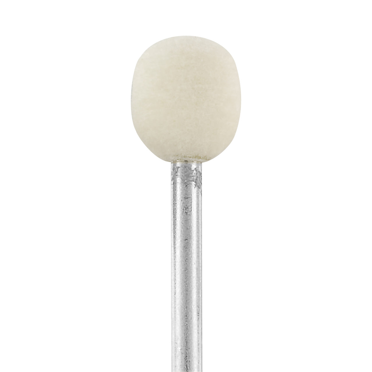 Mounted Felt Bobs - 3/32" Shank, Ball, Hard (Pkg of 12)