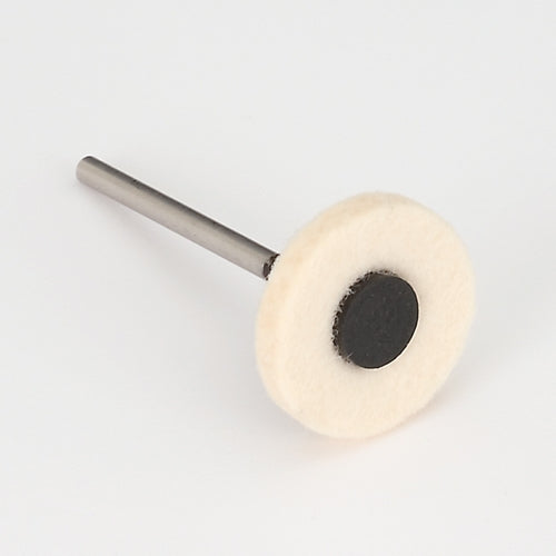 Soft Felt Plastic-Hub Wheel - 3/32" shank