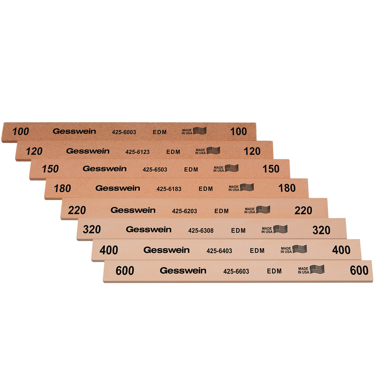 Gesswein® EDM Polishing Stone All-Grit Set of 8