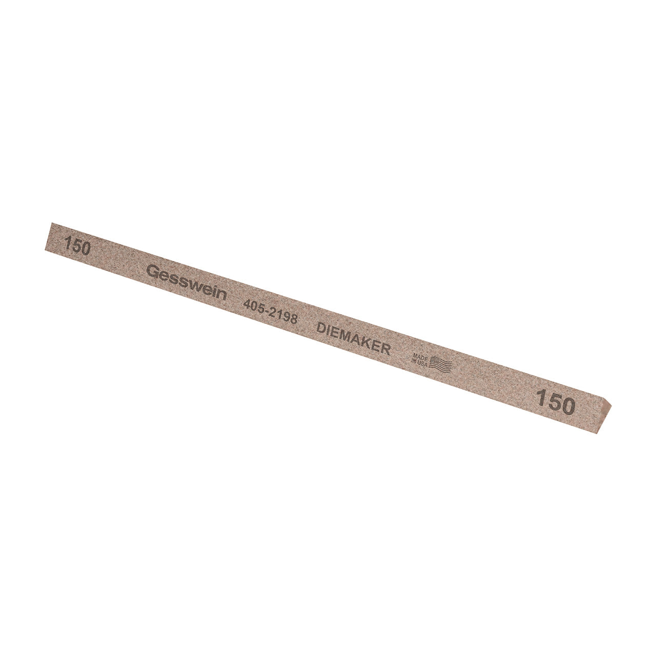 Gesswein® Diemaker Stones - 3/8" Triangle x 6", 150 Grit (Pkg. of 12)