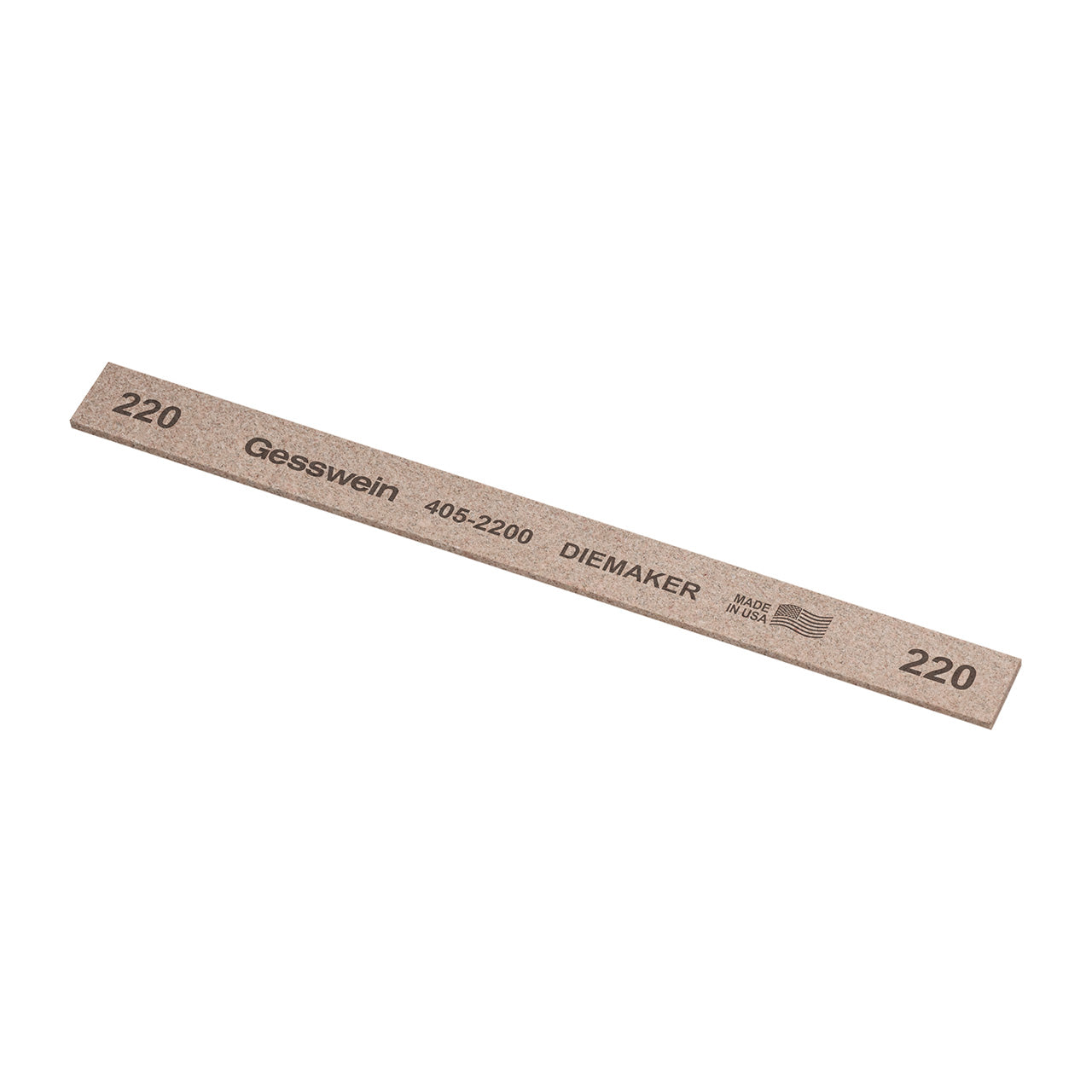 Gesswein® Diemaker Stones - 1/2" x 1/16" x 6", 220 Grit (Pkg. of 12)