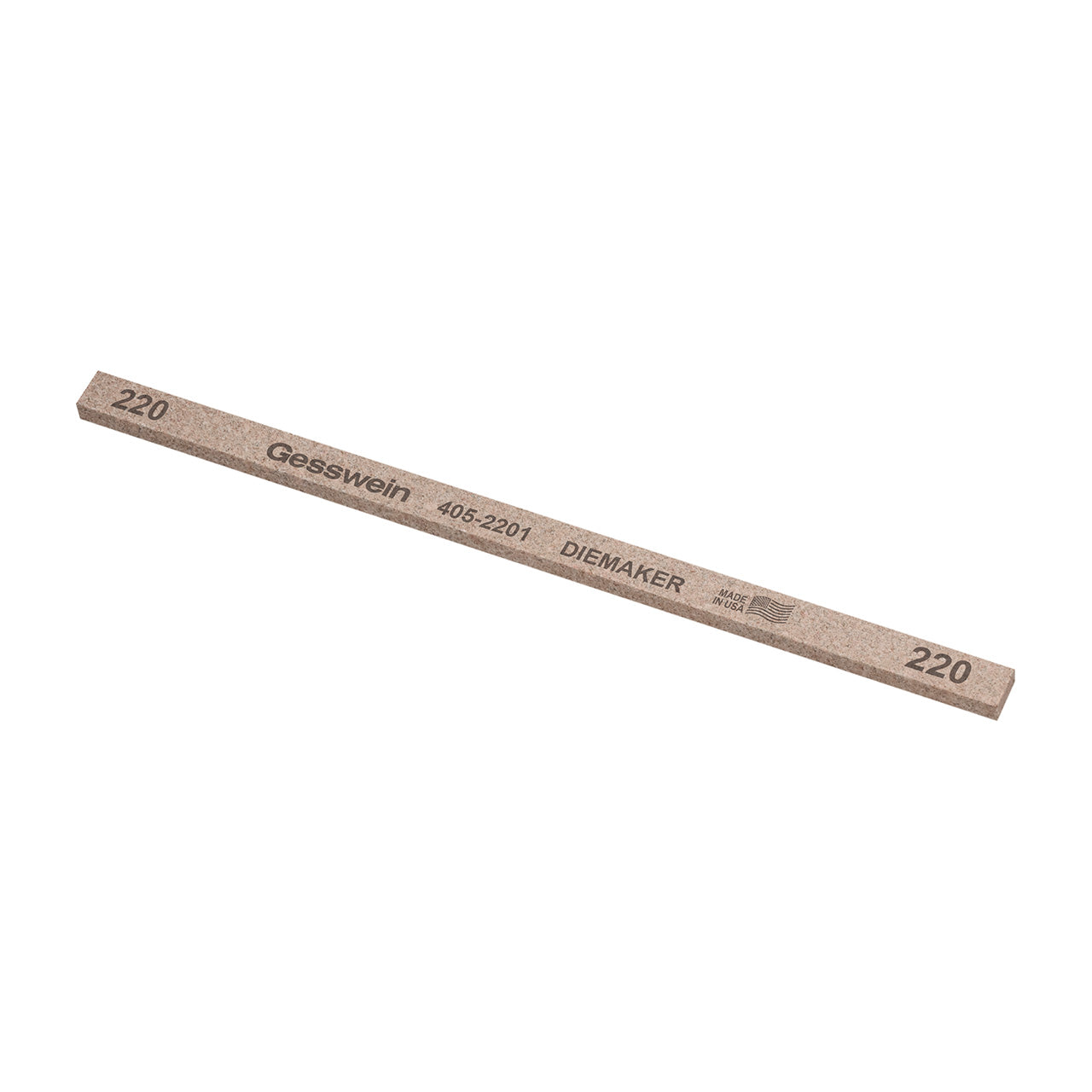 Gesswein® Diemaker Stones - 1/4" x 1/8" x 6", 220 Grit (Pkg. of 12)