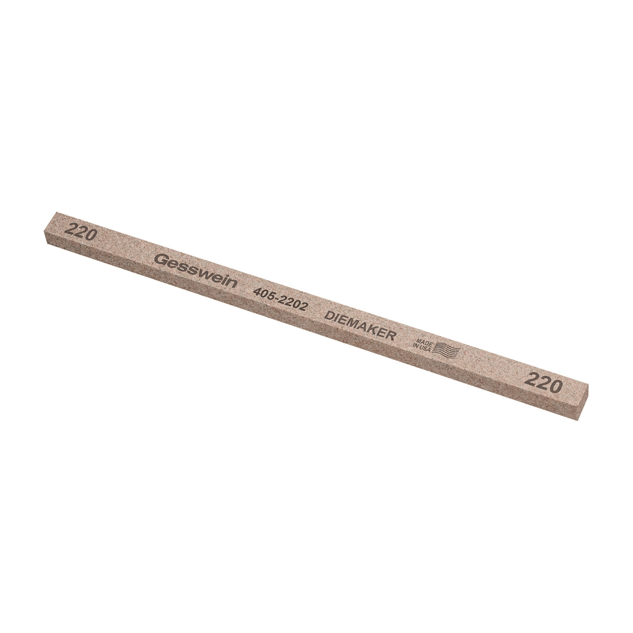 Gesswein® Diemaker Stones - 1/4" x 1/4" x 6", 220 Grit (Pkg. of 12)