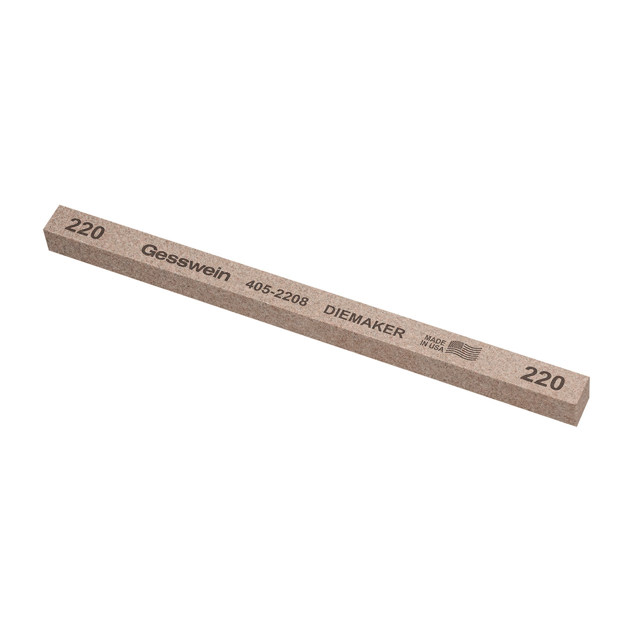 Gesswein® Diemaker Stones - 3/8" x 3/8" x 6", 220 Grit (Pkg. of 12)