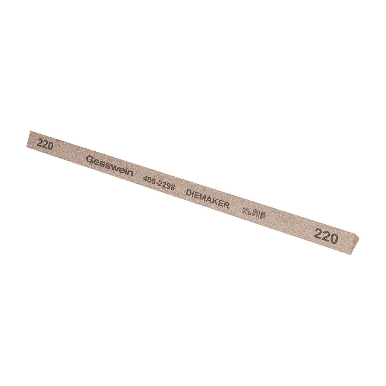 Gesswein® Diemaker Stones - 3/8" Triangle x 6", 220 Grit (Pkg. of 12)