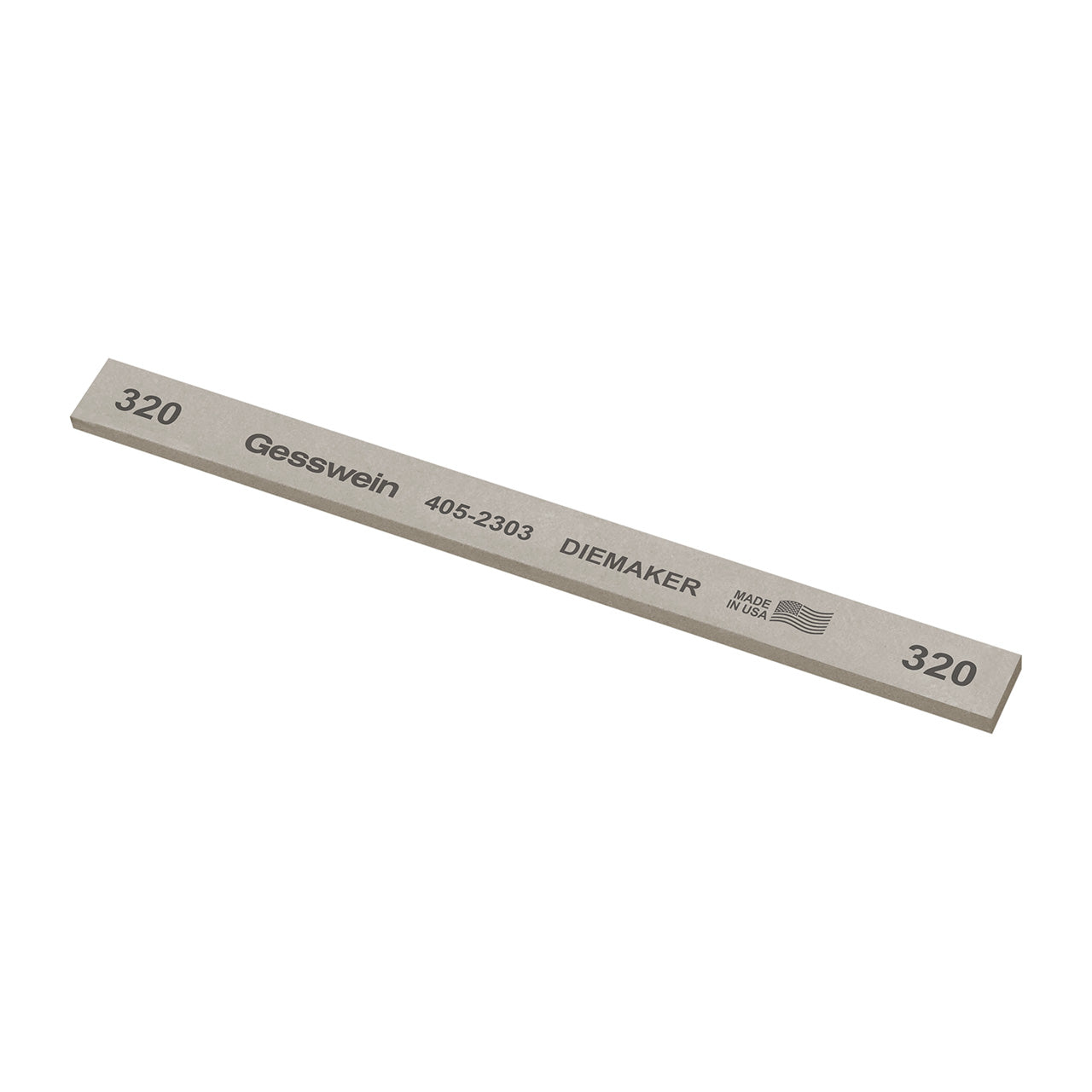 Gesswein® Diemaker Stones - 1/2" x 1/8" x 6", 320 Grit (Pkg. of 12)