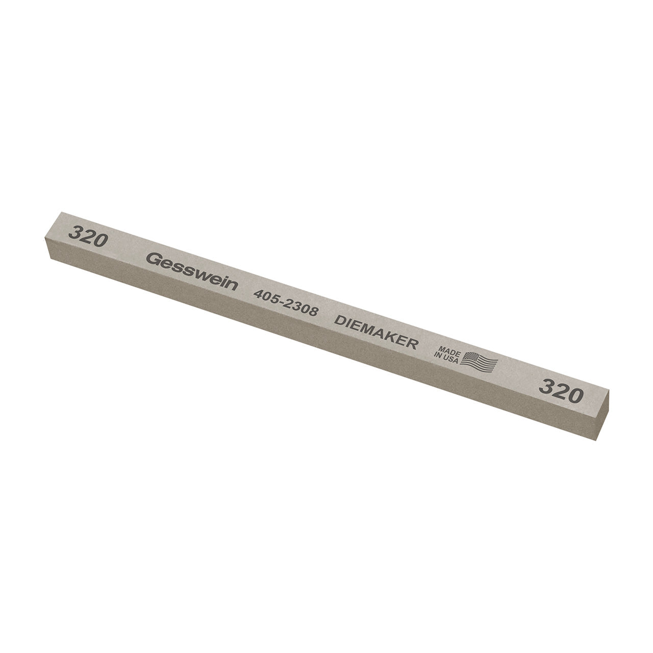 Gesswein® Diemaker Stones - 3/8" x 3/8" x 6", 320 Grit (Pkg. of 12)
