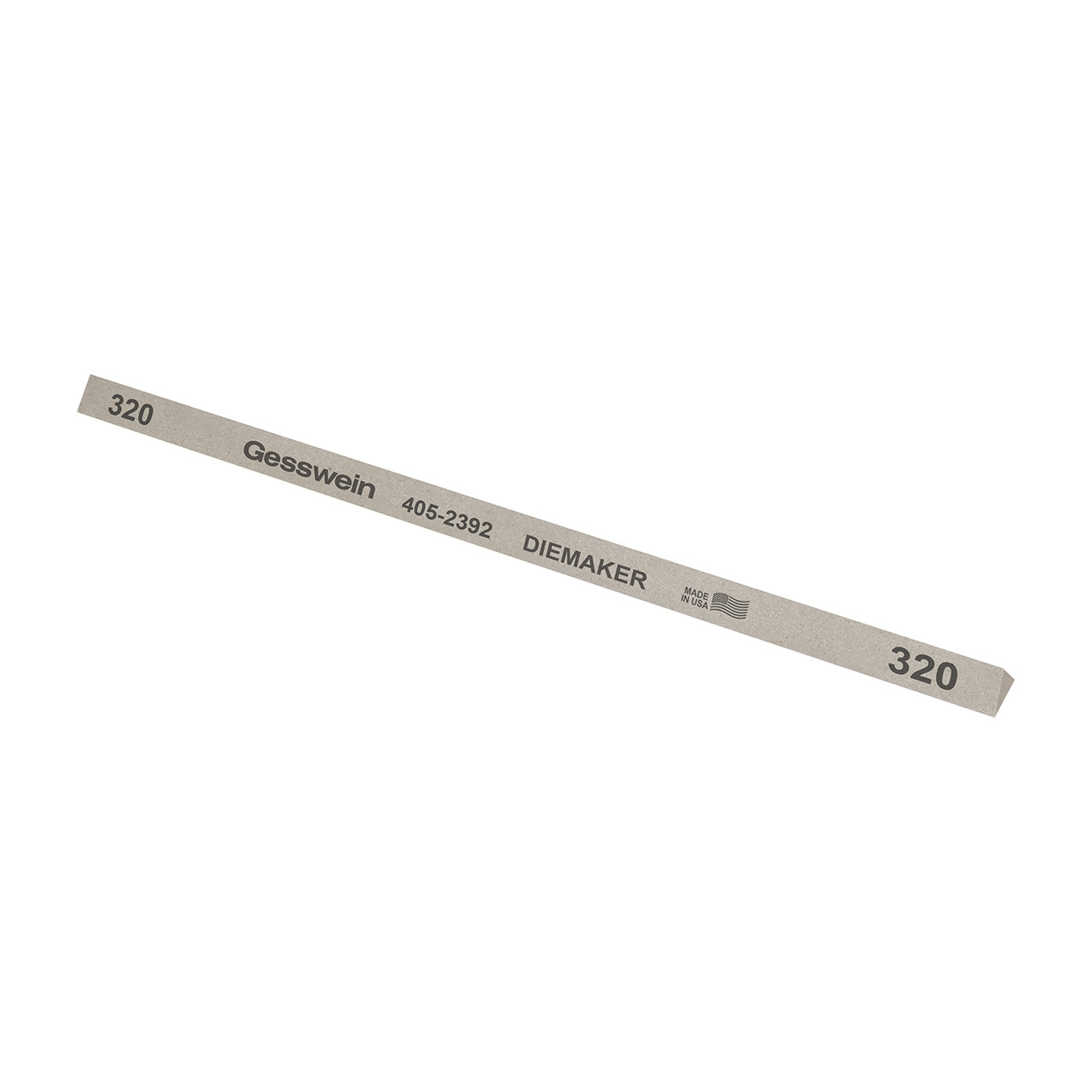 Gesswein® Diemaker Stones - 1/4" Triangle x 6", 320 Grit (Pkg. of 12)