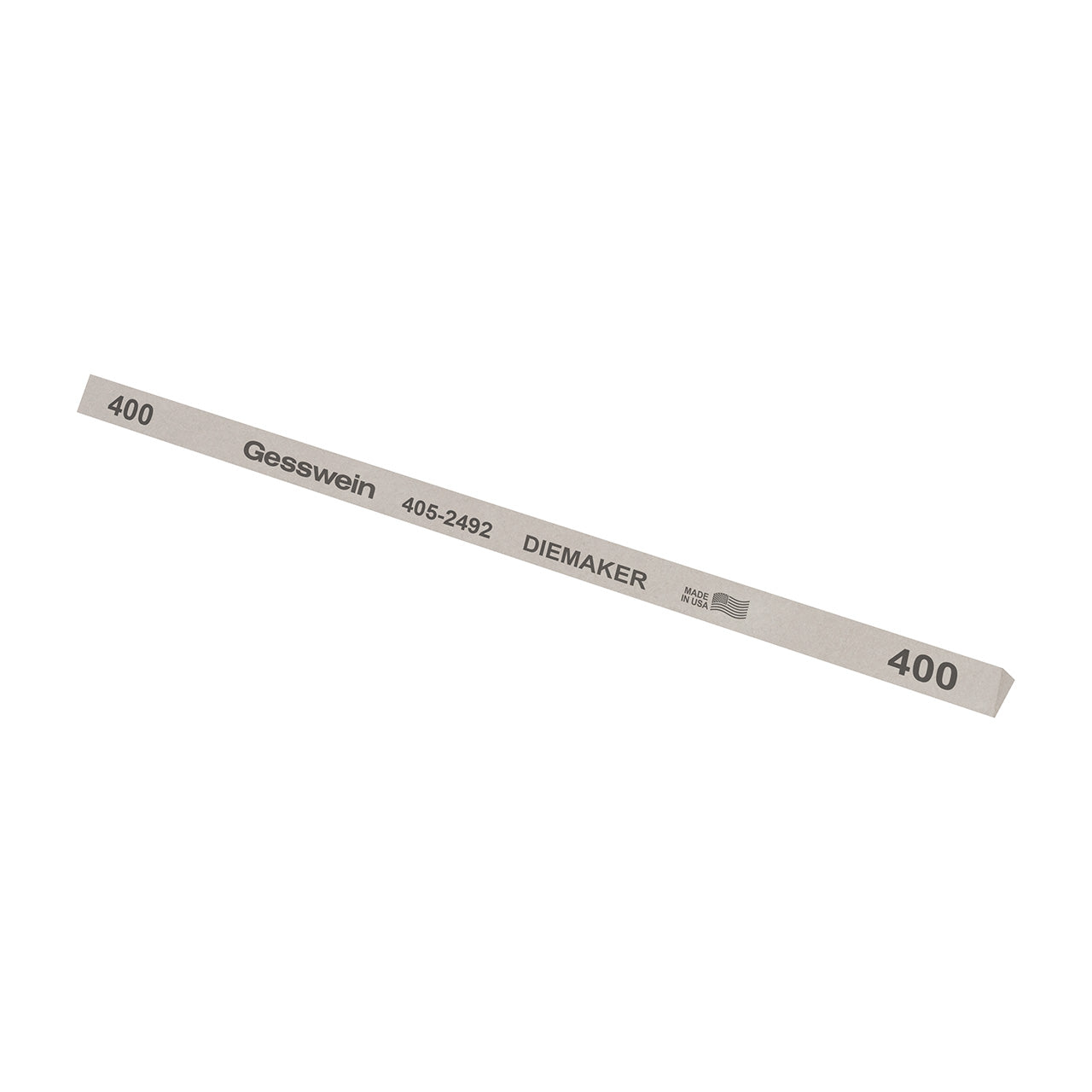 Gesswein® Diemaker Stones - 1/4" Triangle x 6", 400 Grit (Pkg. of 12)