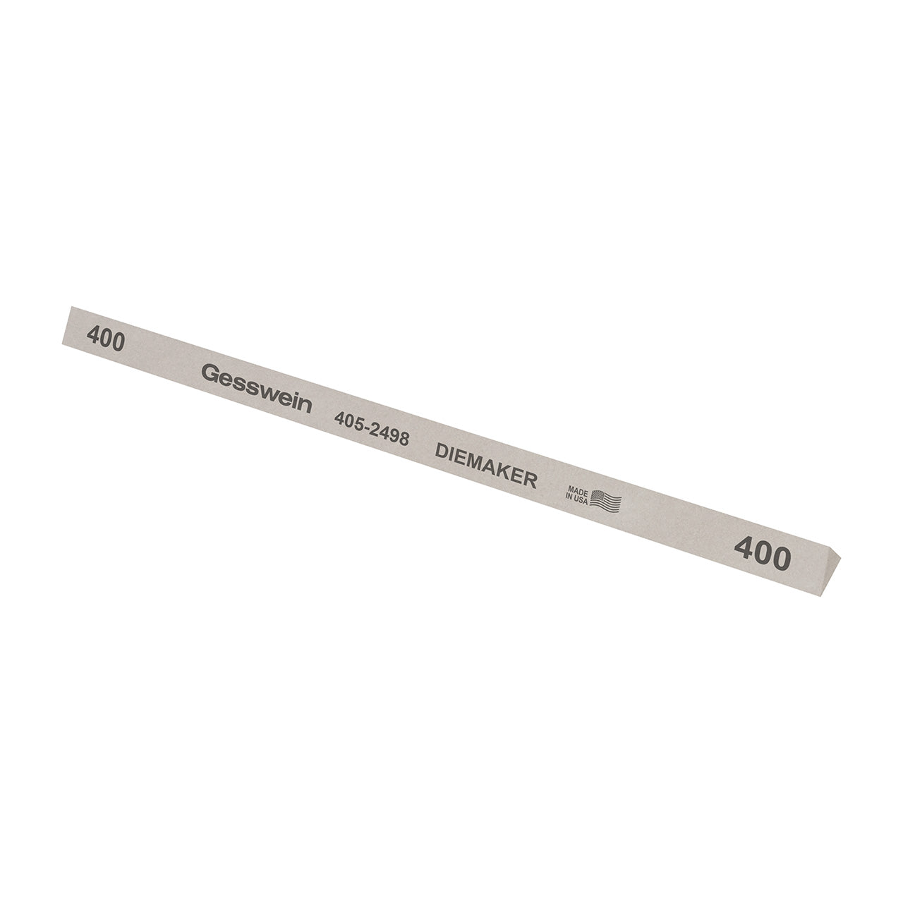 Gesswein® Diemaker Stones - 3/8" Triangle x 6", 400 Grit (Pkg. of 12)