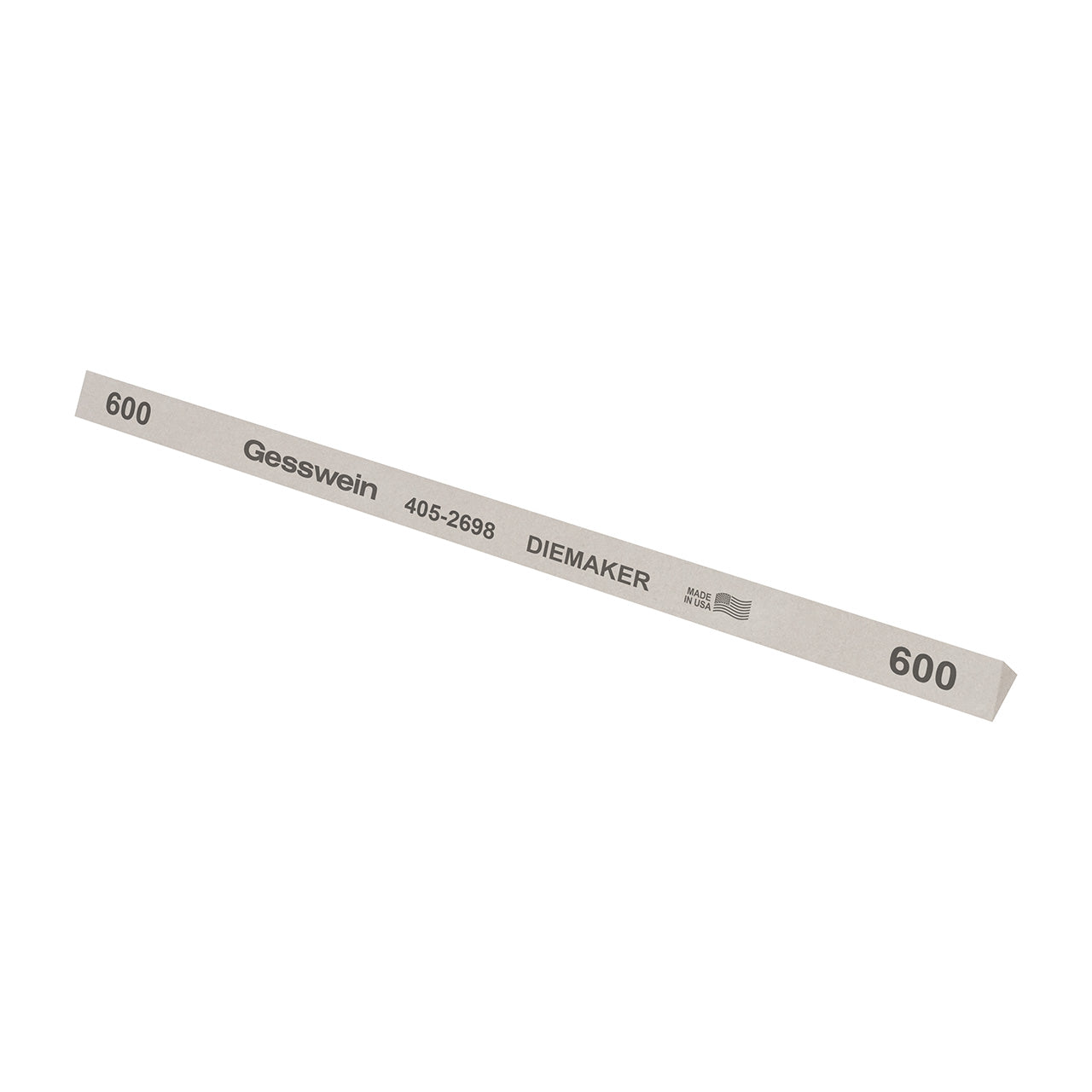 Gesswein® Diemaker Stones - 3/8" x 6" Triangle, 600 Grit (Pkg. of 12)