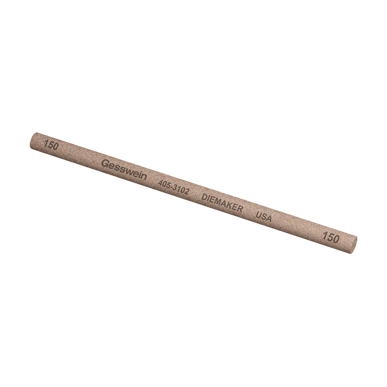 Gesswein® Diemaker Stones - 1/4" Round x 6", 150 Grit (Pkg. of 6)
