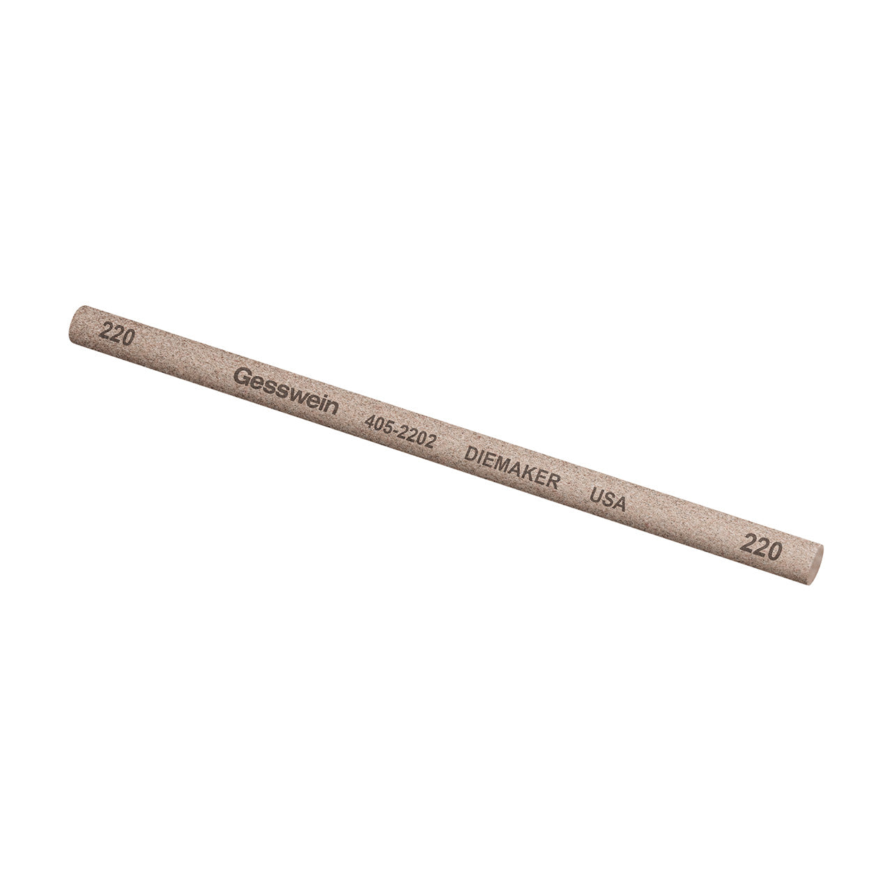 Gesswein® Diemaker Stones - 1/4" Round x 6", 220 Grit (Pkg. of 6)