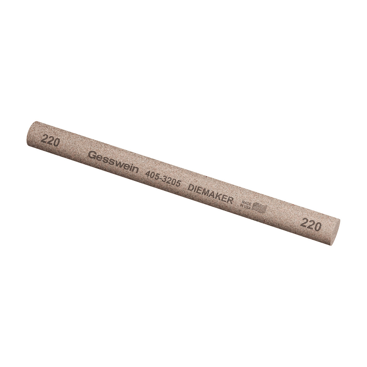 Gesswein® Diemaker Stones - 1/2" Round x 6", 220 Grit (Pkg. of 6)