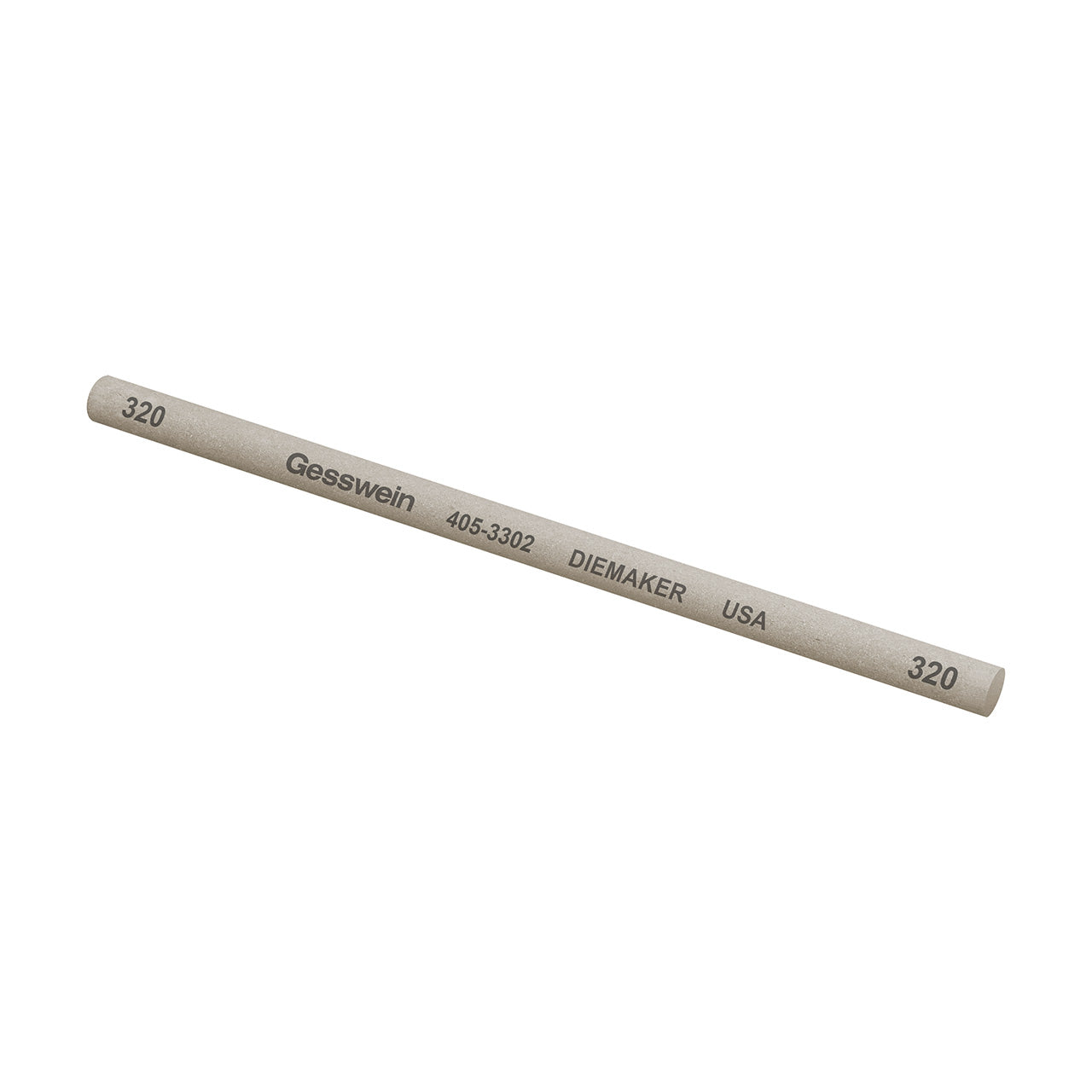 Gesswein® Diemaker Stones - 1/4" Round x 6", 320 Grit (Pkg. of 6)