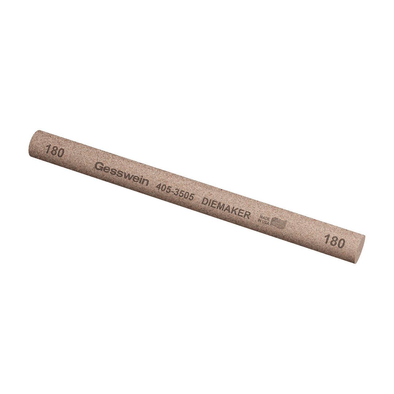 Gesswein® Diemaker Stones - 1/2" x 6", Round, 180 Grit (Pkg. of 6)