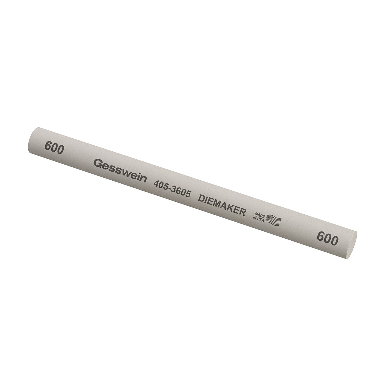 Gesswein® Diemaker Stones - 1/2" Round x 6", 600 Grit (Pkg. of 6)