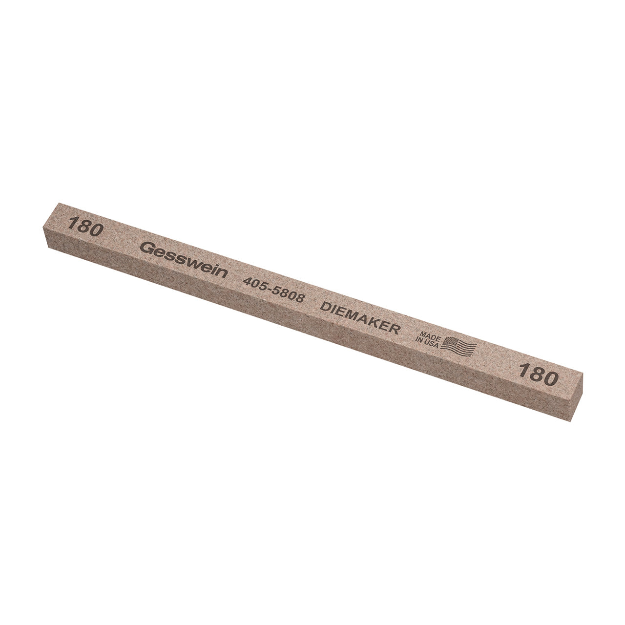 Gesswein® Diemaker Stones - 3/8" x 3/8" x 6", 180 Grit (Pkg. of 12)