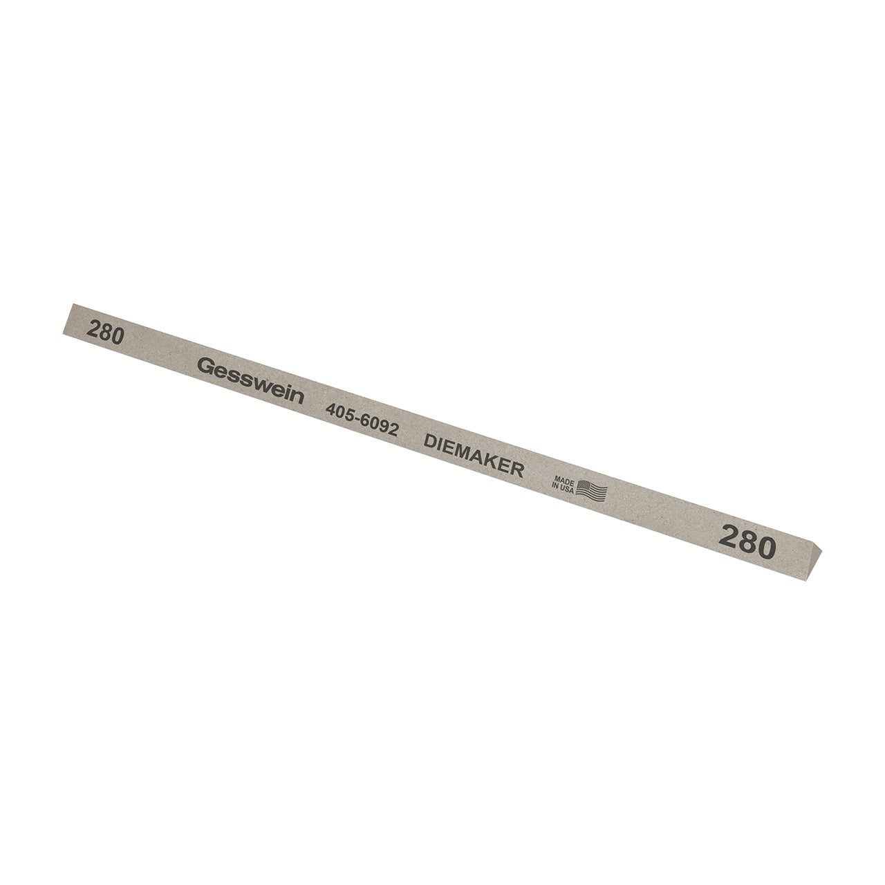 Gesswein® Diemaker Stones - 1/4" x 6", Triangle, 280 Grit (Pkg. of 12)