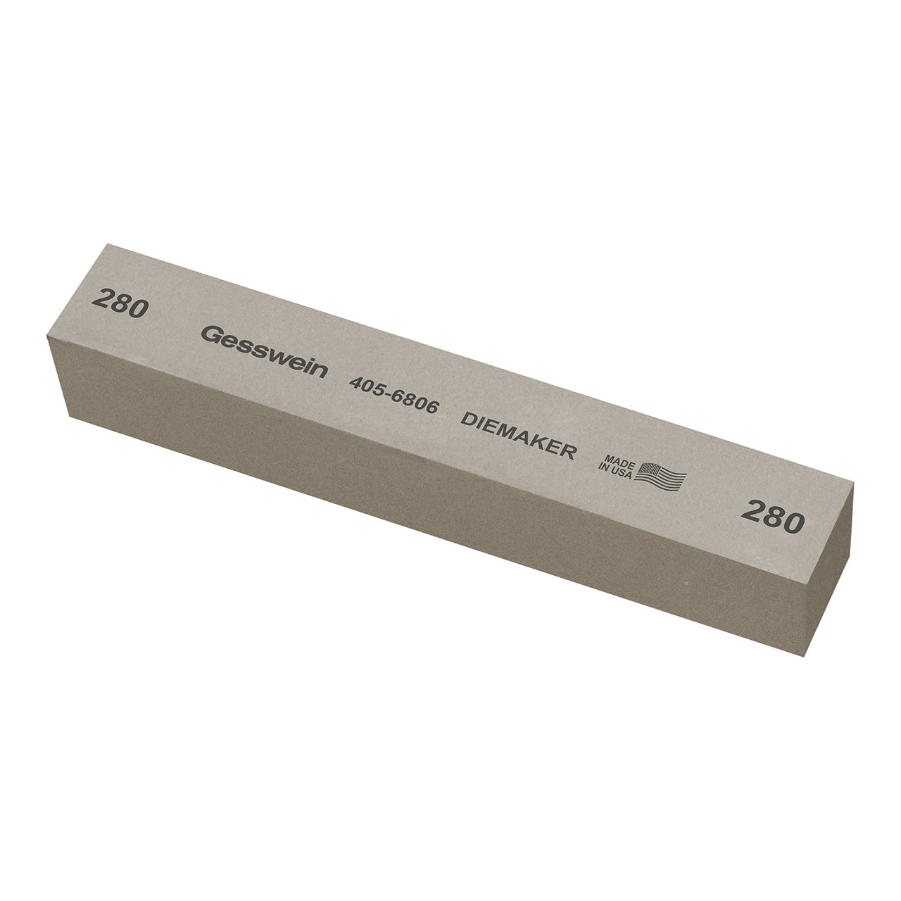 Gesswein® Diemaker Stones - 1" x 1" x 6", 280 Grit (Pkg. of 6)