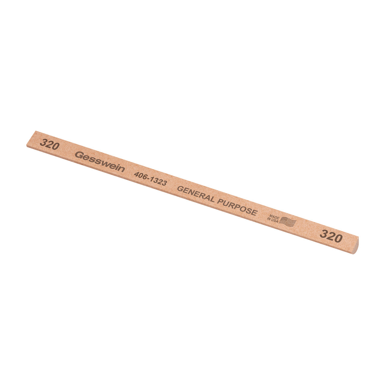 Gesswein® General Purpose Stones - 1/4" x 6" Hybrid, 320 Grit (Pkg. of 12)